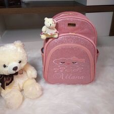 Mochila Rosa Impermeável na Penha