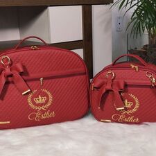 Bolsas Maternidade Elegante e Vermelha