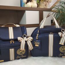 Kit Bolsa e Mochila com o Nome do Bebê em Belenzinho